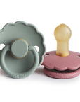 FRIGG Daisy Natural Rubber Pacifier 2-Pack