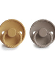 FRIGG Rope Silicone Pacifier 2-Pack