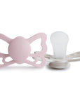 FRIGG Butterfly Anatomical Silicone Pacifier 2-Pack (6-18 Months)