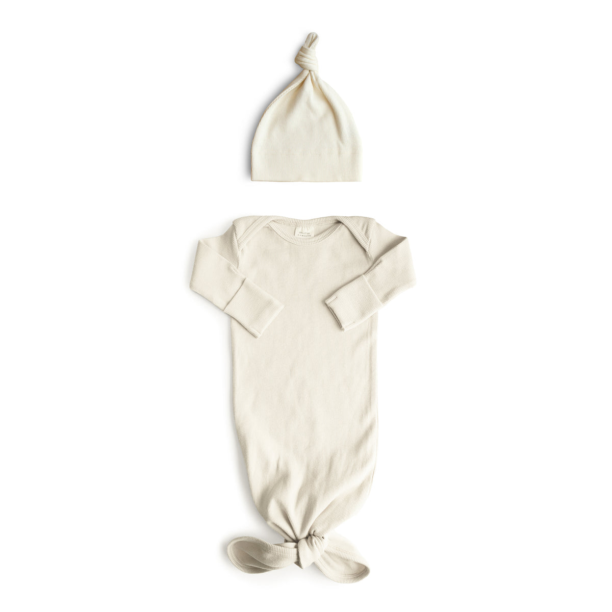 RibbedKnottedBabyGown_Beanie_I