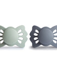 FRIGG Lucky Symmetrical Silicone Pacifier 2-Pack (0-6 Months)
