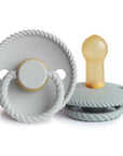 FRIGG Rope Natural Rubber Pacifier 2-Pack
