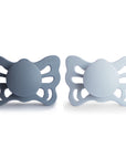 FRIGG Butterfly Anatomical Silicone Pacifier 2-Pack (0-6 Months)