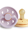 FRIGG Moon Natural Rubber Pacifier 2-Pack