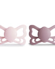 FRIGG Butterfly Anatomical Silicone Pacifier 2-Pack (6-18 Months)