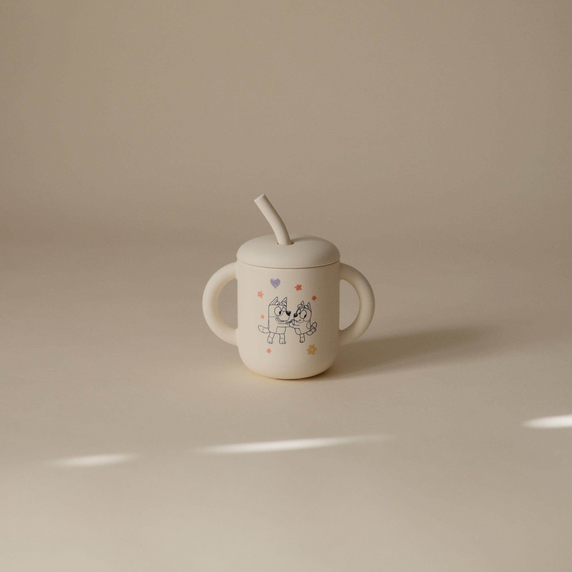 Bluey x Mushie Silicone Training Cup + Straw