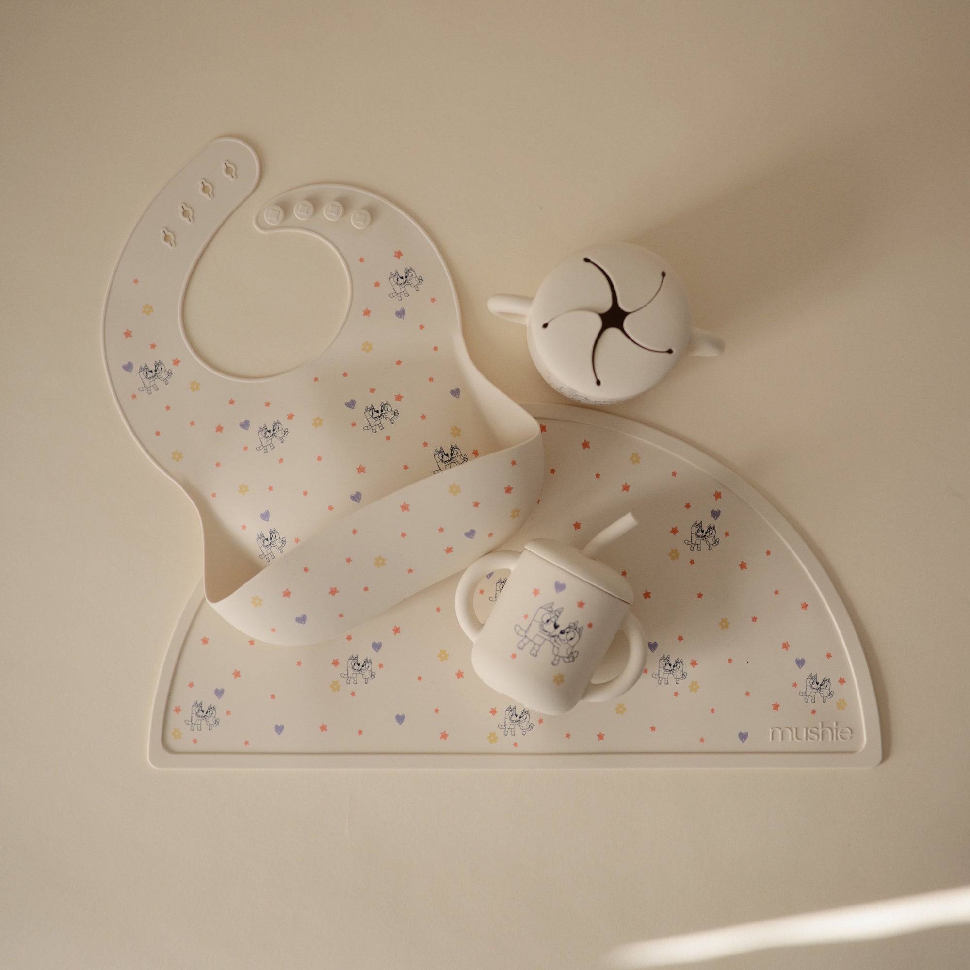 Bluey x Mushie Silicone Training Cup + Straw