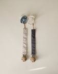 Linen Pacifier Clip 2-Pack