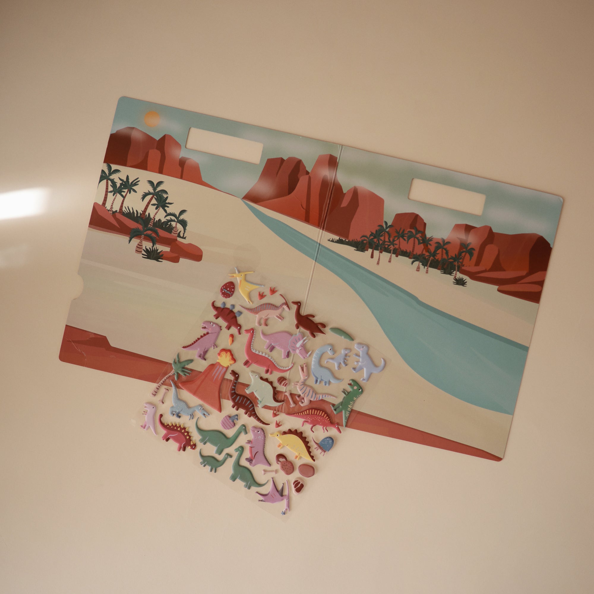 Reusable Dino Sticker Set