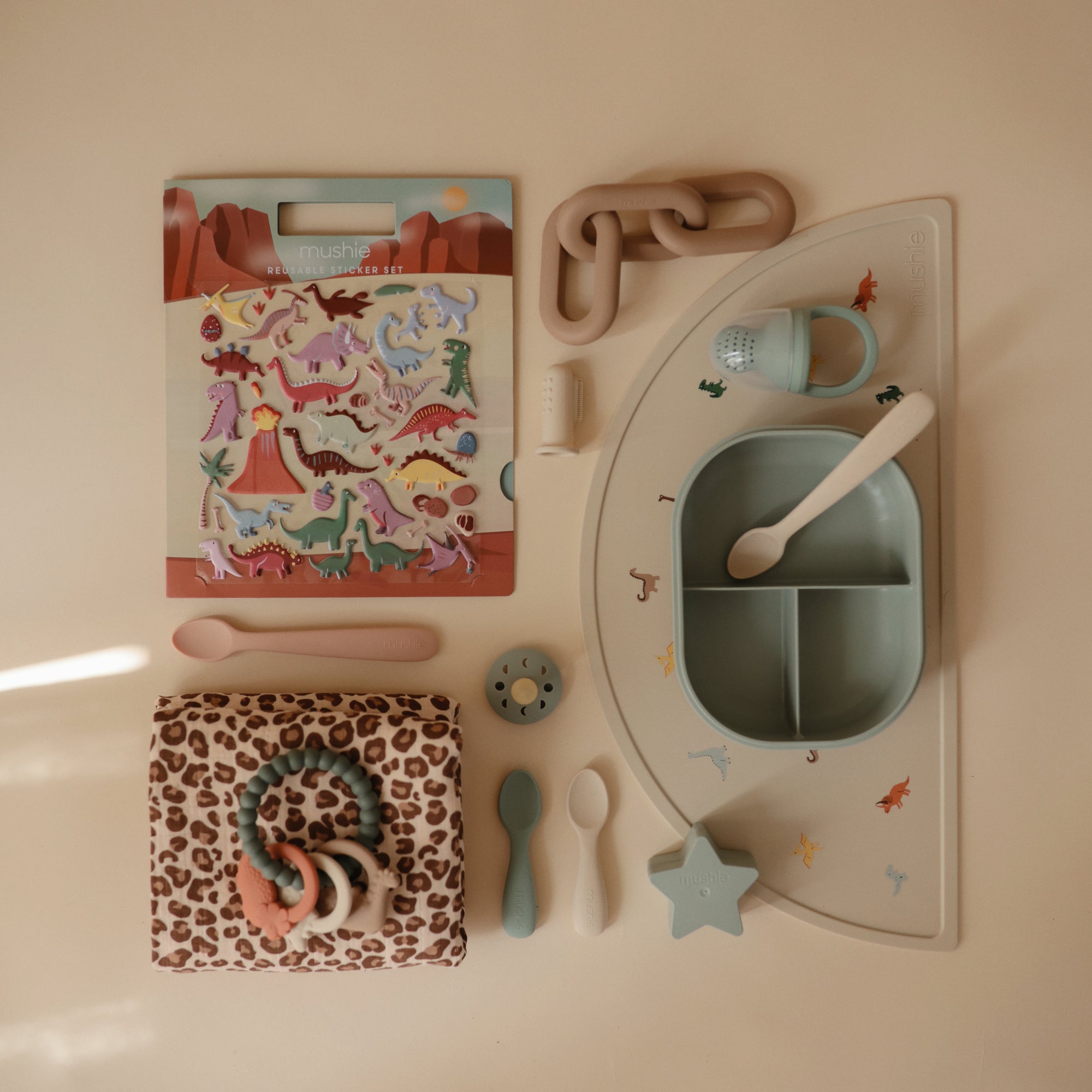 Reusable Dino Sticker Set