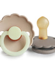 FRIGG Daisy Night Natural Rubber Pacifier 2-Pack