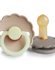FRIGG Daisy Night Natural Rubber Pacifier 2-Pack