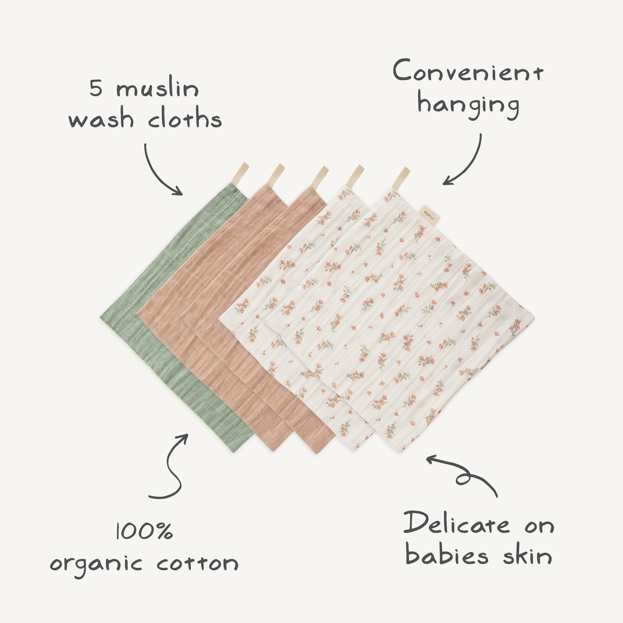Muslin Cotton Washcloth