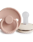 FRIGG Rope Silicone Pacifier 2-Pack