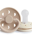 FRIGG Moon Silicone Pacifier 2-Pack