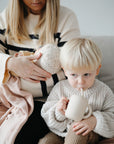 Knitted Textured Dots Baby Blanket