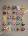 FRIGG Moon Natural Rubber Pacifier 2-Pack
