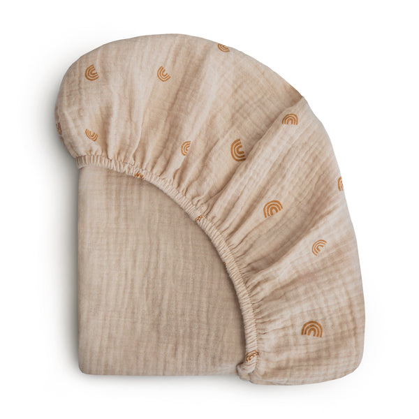 Mushie Extra Soft Baby Muslin Crib Sheet