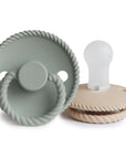 FRIGG Rope Silicone Pacifier 2-Pack