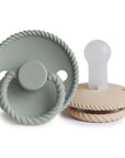 FRIGG Rope Silicone Pacifier 2-Pack