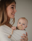 FRIGG Moon Natural Rubber Pacifier 2-Pack