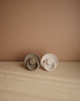 FRIGG Rope Natural Rubber Pacifier 2-Pack