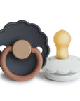 FRIGG Daisy Natural Rubber Pacifier 2-Pack