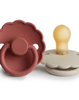 FRIGG Daisy Natural Rubber Pacifier 2-Pack