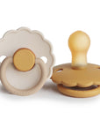 FRIGG Daisy Natural Rubber Pacifier 2-Pack