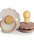 FRIGG Daisy Natural Rubber Pacifier 2-Pack