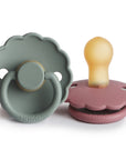 FRIGG Daisy Natural Rubber Pacifier 2-Pack