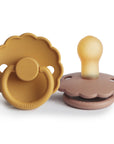 FRIGG Daisy Natural Rubber Pacifier 2-Pack