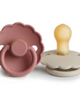 FRIGG Daisy Natural Rubber Pacifier 2-Pack