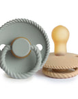FRIGG Rope Natural Rubber Pacifier 2-Pack
