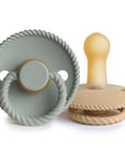 FRIGG Rope Natural Rubber Pacifier 2-Pack