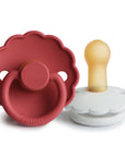 FRIGG Daisy Natural Rubber Pacifier 2-Pack