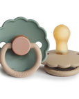 FRIGG Daisy Natural Rubber Pacifier 2-Pack