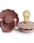 FRIGG Daisy Natural Rubber Pacifier 2-Pack