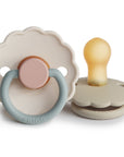 FRIGG Daisy Natural Rubber Pacifier 2-Pack