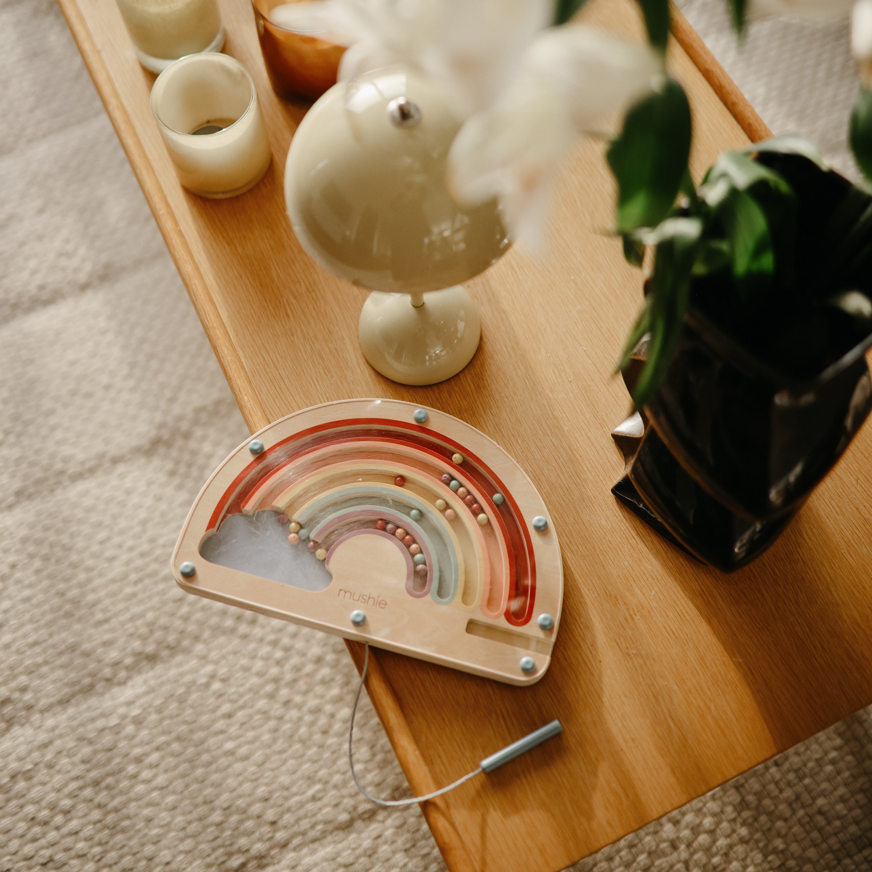 Wooden Magnetic Rainbow Maze – Mushie