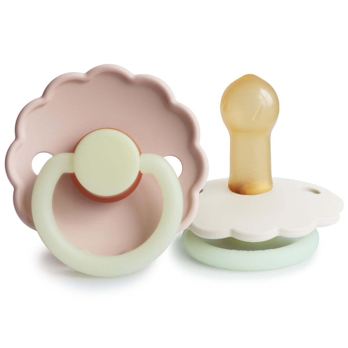 FRIGG Daisy Night Natural Rubber Pacifier 2-Pack – Mushie
