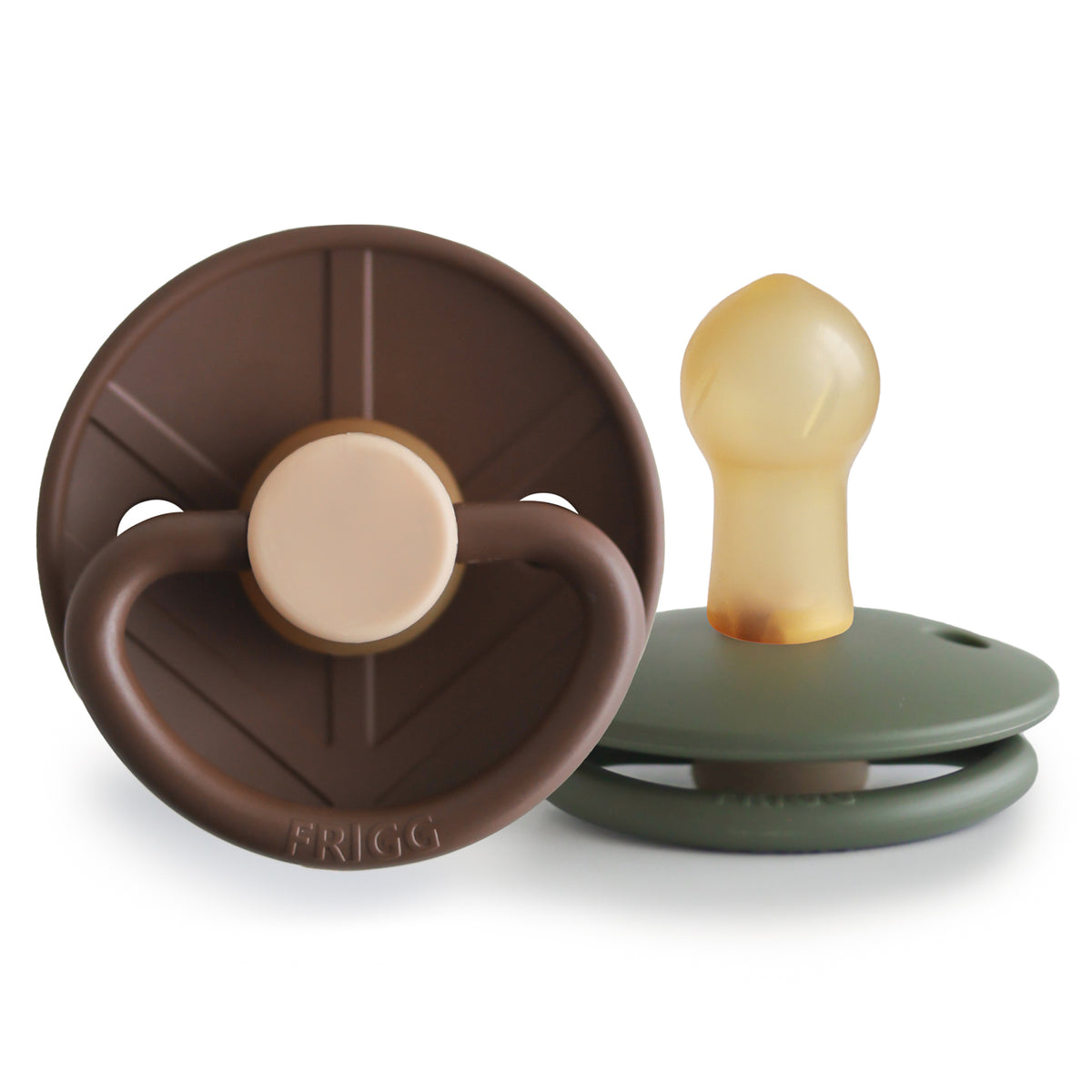 Pacifier With Rag FRIGG Little Viking Natural Rubber Pacifier 2-Pack – Mushie