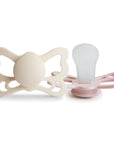 FRIGG Butterfly Anatomical Silicone Pacifier 2-Pack (6-18 Months)