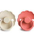 FRIGG Daisy Natural Rubber Pacifier 2-Pack