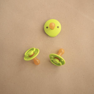FRIGG Rope Natural Rubber Baby Pacifier (Waterfall/Rainforest) | 2-Pack | 6-18 Months