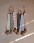 Linen Pacifier Clip 2-Pack