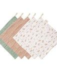 Muslin Cotton Washcloth 5-Pack