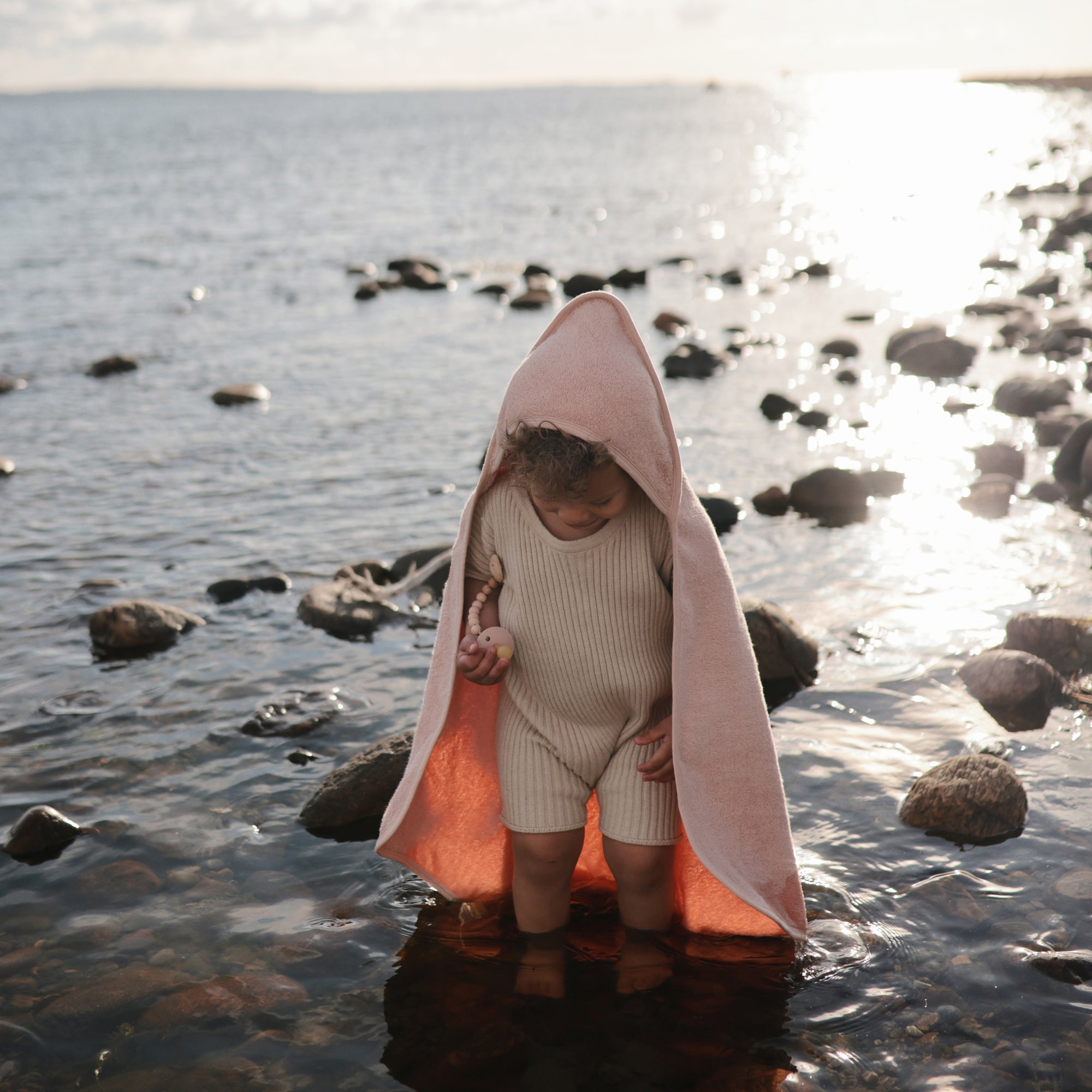 FRIGG Baby's First Pacifier Floral Heart (Blush) 4-Pack