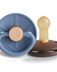 FRIGG Little Viking Natural Rubber Pacifier 2-Pack