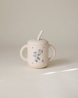 Silicone Training Cup + Straw